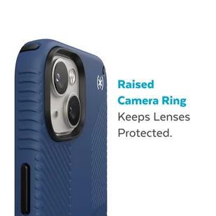 Speck Presidio2 Grip - Etui iPhone 14 Plus z powłoką MICROBAN (Coastal Blue / Black / White) - Etui i futerały do telefonów - miniaturka - grafika 5