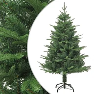 Choinki - vidaXL vidaXL Sztuczna choinka, zielona, 120 cm, PVC i PE - miniaturka - grafika 1