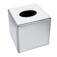 Pojemniki łazienkowe - Pojemnik na chusteczki kwadratowy CHROM POŁYSK - miniaturka - grafika 1