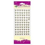 Przybory szkolne - Titanum PEREŁKI SAMOPRZYLEPNE A77 SERCA BIAŁE 76196 AP76196 - miniaturka - grafika 1