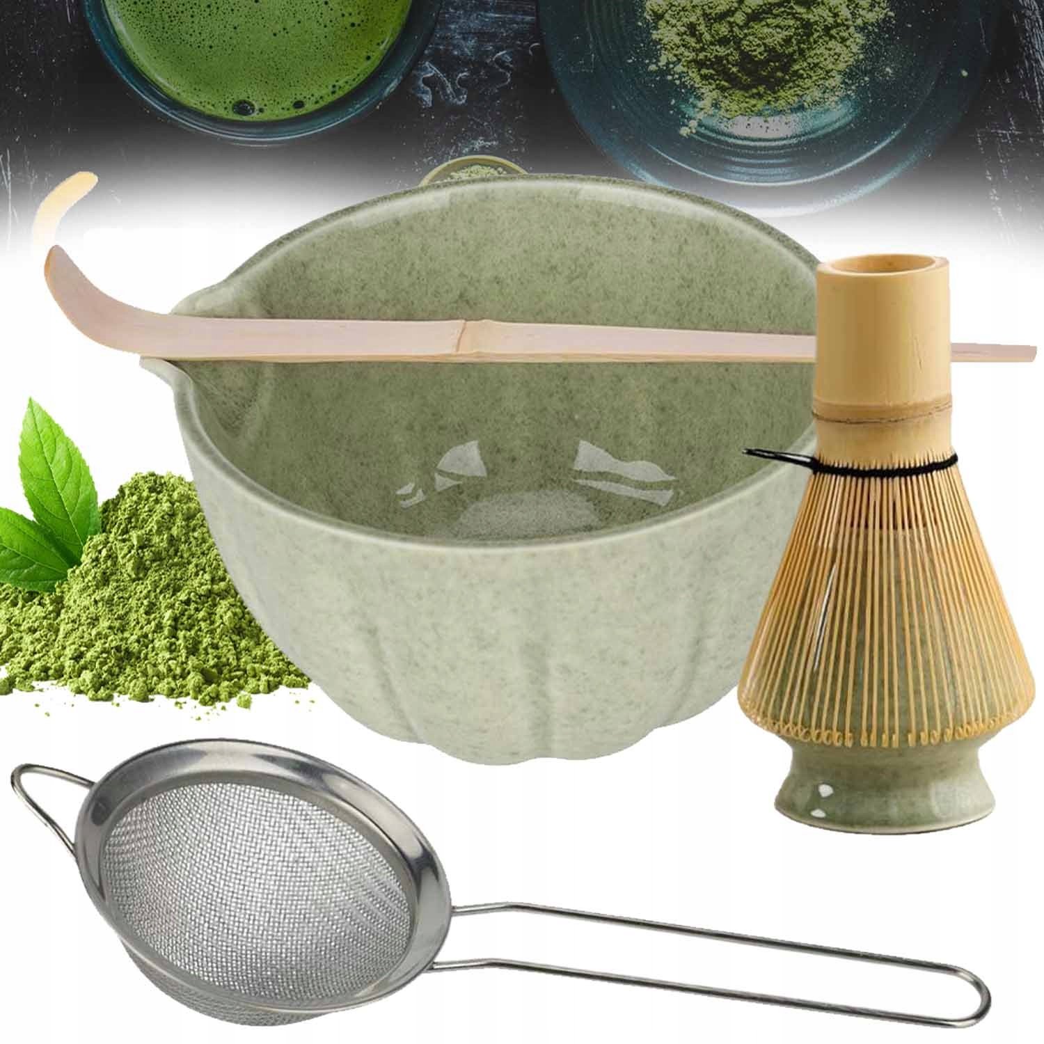 Zestaw Miotełka Chasen Pędzel Do Herbaty Matcha ,5-CZĘŚCIOWY Zestaw