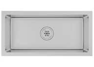 Zlewozmywaki - Elior Podłużny srebrny zlew kuchenny Z9-N02 - miniaturka - grafika 1
