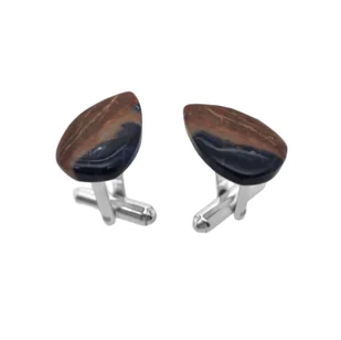 Spinki do mankietów Sodalit (S1144) Srebro [925] - Spinki do mankietów i krawatów - miniaturka - grafika 1