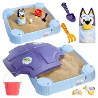Place zabaw - LITTLE TIKES BLUEY PIASKOWNICA OGRODOWA DO ZABAWY Z POKRYWĄ I AKCESORIAMI - miniaturka - grafika 1