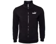 Bluzy męskie - Puma  Bluza Męska Ocieplana Rozpinana Ess Track Jacket Black 586694 01 L - miniaturka - grafika 1