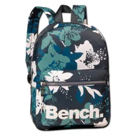 Plecaki - Bench niebieski plecak nylonowy plecak miejski sklep damski 25x35x12 plecak damski D2ORI304M - miniaturka - grafika 1