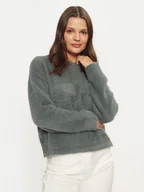 Swetry damskie - Vero Moda Sweter Alina 10311209 Zielony Regular Fit - miniaturka - grafika 1