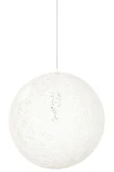 Lampy sufitowe - KingHome Lampa wisząca 80cm Luna biała 1027S-800.WHITE - miniaturka - grafika 1