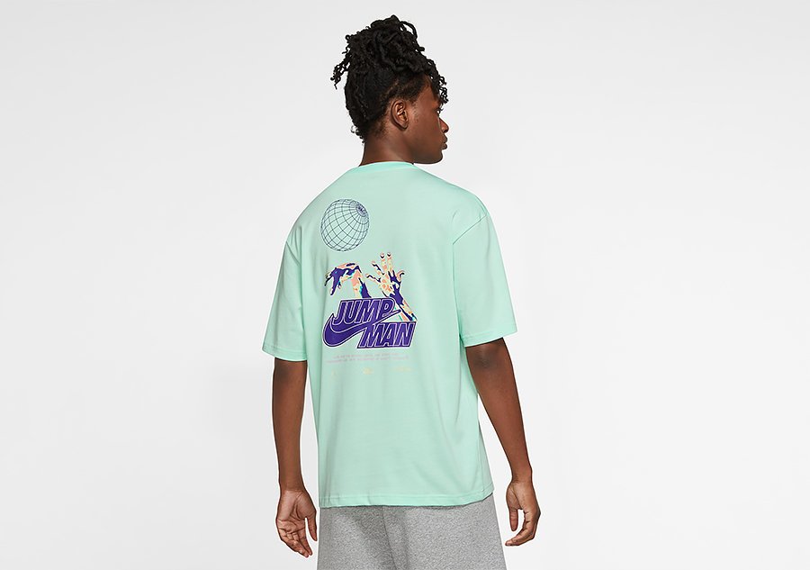 Nike Air Jordan Jumpman Statement 85 Crew Tee Mint Foam