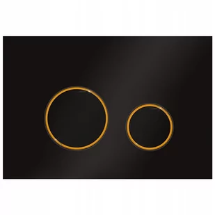 KK-POL Przycisk spłukujący do stelaża M11 czarny - Przyciski spłukujące - miniaturka - grafika 1