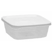 Pojemniki kuchenne - Pojemnik prostokątny Polar 1,1 l biały - miniaturka - grafika 1