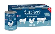 Mokra karma dla psów - Butchers Original Junior megapack mix smaków kawałki w galaretce karma dla psów 6 x 400g' - miniaturka - grafika 1