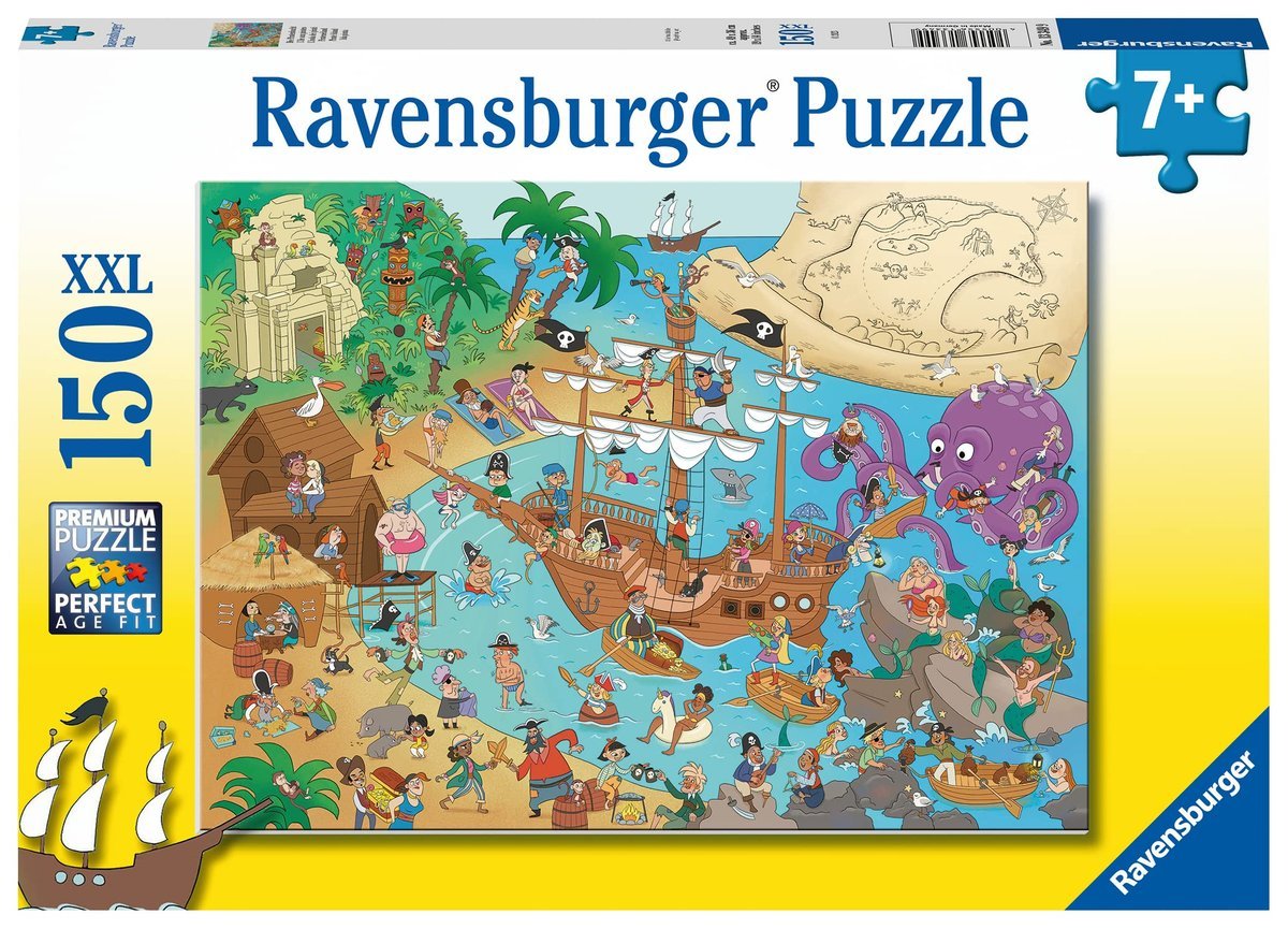 RAVENSBURGER Puzzle Dla Dzieci Piracka Zatoka 150 Elementów Od 7 Lat