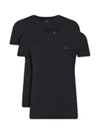 Koszulki męskie - Gant Komplet 2 t-shirtów 900012008 Czarny Regular Fit - miniaturka - grafika 1