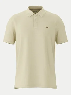 Selected Homme Polo 16087839 Beżowy Regular Fit - Koszulki męskie - miniaturka - grafika 1