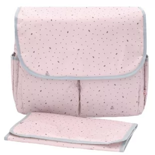 MY BAG'S My Bag's Torba do wózka Flap Bag Leaf Pink - Torby i organizery dla mam - miniaturka - grafika 1