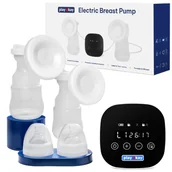 Laktatory - Laktator Elektryczny Przenośny, cichy - bezbolesne, podwójne odciąganie - miniaturka - grafika 1