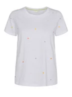 Koszulki i topy damskie - NÜMPH T-shirt "Nudream" w kolorze białym - miniaturka - grafika 1
