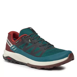 Trekkingi Salomon Outrise Gtx L47142100 Ponderosa Pine/Bitter Chocolate/Vanilla Ice - Buty trekkingowe męskie - miniaturka - grafika 1