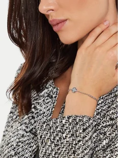 Guess Bransoletka JUBB04 594JW Srebrny - Bransoletki - miniaturka - grafika 1