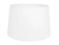 Oprawy, klosze i abażury - Biały abażur na lampę wiszącą z żarówką E27 - miniaturka - grafika 1