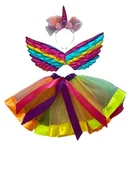 Stroje karnawałowe - STRÓJ KOSTIUM KARNAWAŁOWY DLA JEDNOROŻCA - miniaturka - grafika 1