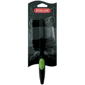 Szczotki i furminatory - Podwójna szczotka plastikowa mała ZOLUX - miniaturka - grafika 1