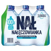 Woda - Nałęczowianka Naturalna woda mineralna niegazowana 6 x 1 l - miniaturka - grafika 1