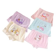 Spodenki damskie - CM-Kid Dziewczęce bokserki, bokserki, szorty, Króliczek, kolorowy, 152-158 - miniaturka - grafika 1