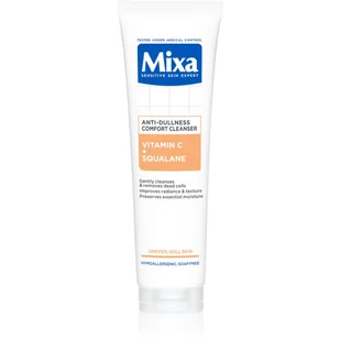 Mixa Vitamin C+ Squalane Anti-Dullness Comfort Cleanser Żel oczyszczający 150 ml - Żele do mycia twarzy - miniaturka - grafika 1