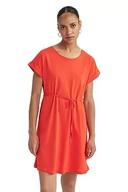 Sukienki - DeFacto Damska sukienka letnia – Bodycon sukienka damska, stylowa i elegancka – letnia sukienka dla kobiet, kobieca i wygodna sukienka, ciemnopomarańczowy, XXL - miniaturka - grafika 1