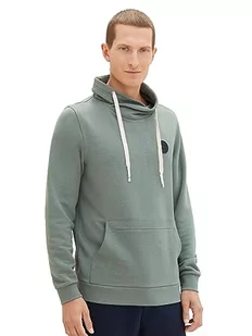 TOM TAILOR Bluza męska, 30358 - zielony (Green Dust Melange), M - Bluzy męskie - miniaturka - grafika 1