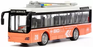 Autobus Trolejbus Trajtek Otwierane Drzwi Dźwięki - Samochody i pojazdy dla dzieci - miniaturka - grafika 1