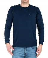 Koszulki męskie - Koszulka Lee LS POCKET TEE 112358065 Emperor Navy S - miniaturka - grafika 1