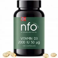Witaminy i minerały - Nfo Vitamin D3 2000 IU Suplement diety 100 kaps. - miniaturka - grafika 1