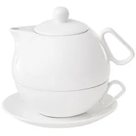 Wyposażenie lokali gastronomicznych - Ambition Dzbanek z filiżanką, komplet do herbaty | Salsa 61173 - miniaturka - grafika 1