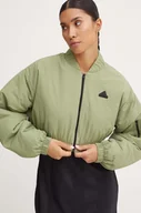 Kurtki damskie - adidas kurtka City Escape damska kolor zielony przejściowa oversize IW5224 - miniaturka - grafika 1