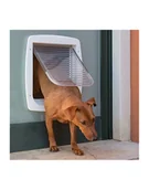 Sprzęt podróżny i transportery dla psów - FERPLAST SWING 11 TUNNEL GREY - drzwiczki dla średnich psów szare - miniaturka - grafika 1