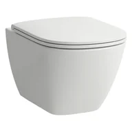 Miski WC - Laufen Lua Toaleta WC podwieszana 52x36 cm Rimless bez kołnierza biała H8200800000001 - miniaturka - grafika 1