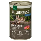 Mokra karma dla kotów - REAL NATURE WILDERNESS Adult Black Earth Wołowina i bawół 12x400 g - miniaturka - grafika 1
