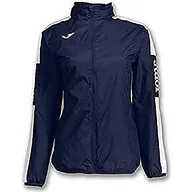 Kurtki i płaszcze dla dziewczynek - Joma Joma Champion IV kurtka przeciwdeszczowa na zagłówek, dziewczęca, rozmiar uniwersalny, granatowo-biała 900382.302.XS - miniaturka - grafika 1