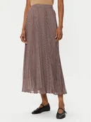 Spódnice - Tommy Hilfiger Spódnica plisowana WW0WW43883 Bordowy Regular Fit - miniaturka - grafika 1