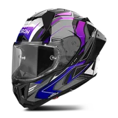 Kaski motocyklowe - Kask Integralny Airoh GP 800 Błyszczący niebieskiL - miniaturka - grafika 1