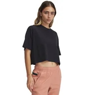 Koszulki i topy damskie - Damska Koszulka z krótkim rękawem UNDER ARMOUR UA RIVAL SS 1389721-001 – Czarny - miniaturka - grafika 1