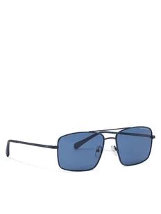 Armani Exchange Okulary przeciwsłoneczne 0AX2054S 609980 Granatowy - Okulary przeciwsłoneczne - miniaturka - grafika 1