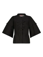 Bluzki dla dziewczynek - Vingino Bluzka w kolorze czarnym - miniaturka - grafika 1