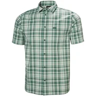 Koszulki sportowe męskie - Koszula męska Helly Hansen Fjord Qd Ss Shirt 2.0 Rozmiar: XXL / Kolor: jasnozielony - miniaturka - grafika 1