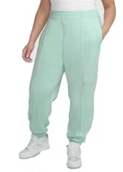 Spodnie sportowe damskie - Nike Spodnie Dresowe Damskie - Joggery - Zielone - NSW Fleece - DH1045-394 - Plus Size - Rozmiar 3X - miniaturka - grafika 1