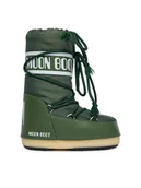 Buty dla dziewczynek - Moon Boot Śniegowce Mb Icon Nylon 80D1400440 S Zielony - miniaturka - grafika 1