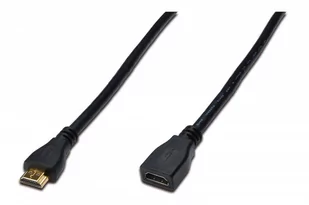 Assmann Przedłużacz HDMI Highspeed Ethernet V 1.4 3D GOLD A M/Ż 2m 1_207541 - Kable - miniaturka - grafika 1
